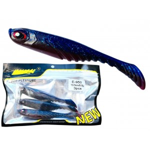 Виброхвост 10,5 см 8,8 грамм цвет midnight blue Е-950