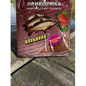 Прикормка карп сазан карась клубника 0,9 кг Прикормка карп сазан карась клубника 0,9 кг