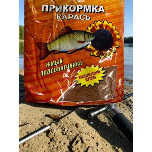 Прикормка карась жмых подсолнечника 0,9 кг Прикормка карась жмых подсолнечника 0,9 кг