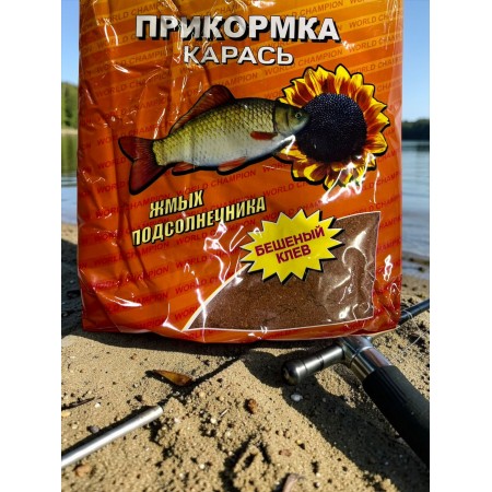 Прикормка карась жмых подсолнечника 0,9 кг