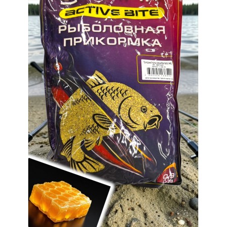 Прикормка Active Bite карп (мед)