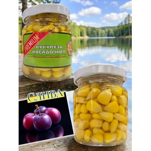 Крупная кукуруза насадочная с ароматом сливы Крупная кукуруза насадочная с ароматом сливы