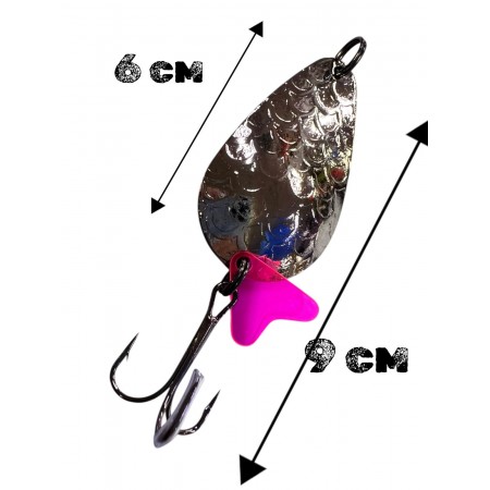 Блесна колеблющаяся 28 грамм color 01 SPOON10019 Т