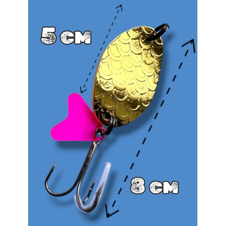 Блесна колеблющаяся 21 грамм color 03 SPOON10018 Т