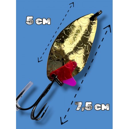 Блесна колеблющаяся 21 грамм color 03 SPOON10003 Т