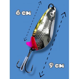 Блесна двойная шумовая колеблющаяся 24 грамм color 04 SPOON22006 Т