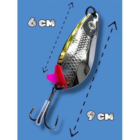 Блесна двойная шумовая колеблющаяся 24 грамм color 04 SPOON22006 Т