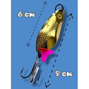 Блесна двойная шумовая колеблющаяся 21 грамм color 05 SPOON22006 Т