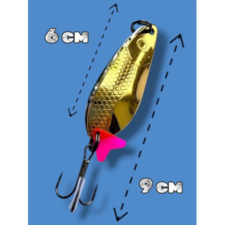 Блесна двойная шумовая колеблющаяся 21 грамм color 05 SPOON22006 Т