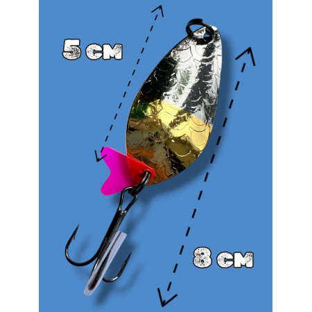 Блесна колеблющаяся 21 грамм color 04 SPOON10003 Т 