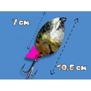 Блесна колеблющаяся 30 грамм color 04 SPOON10015 Т 