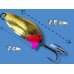 Блесна двойная шумовая колеблющаяся 28 грамм color 05 SPOON22011 Т