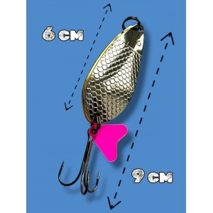 Блесна двойная шумовая колеблющаяся 32 грамм color 04 SPOON22004 Т