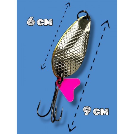 Блесна двойная шумовая колеблющаяся 32 грамм color 04 SPOON22004 Т