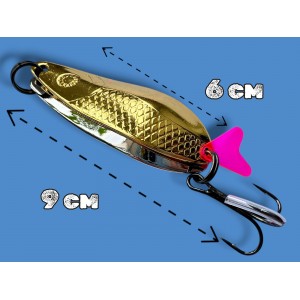 Блесна двойная шумовая колеблющаяся 24 грамм color 05 SPOON22006 Т