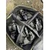 Сумка-чехол для рыболовных катушек зеленого цвета 36*36 см