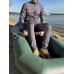 Кресло в лодку складное мягкое с креплением, сиденье для ПВХ лодки, рыболовное кресло