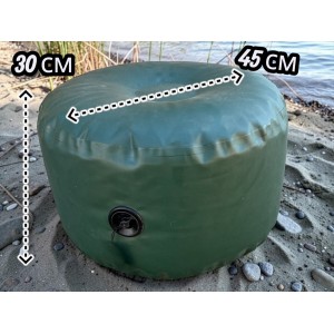 Надувное кресло в лодку ПВХ — мягкое сиденье для рыбалки 45×30 см