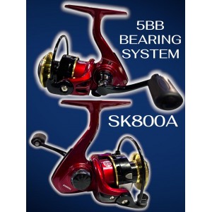 Катушка для рыбалки SK800A 5BB безынерционная спиннинговая Катушка для рыбалки SK800A 5BB безынерционная спиннинговая