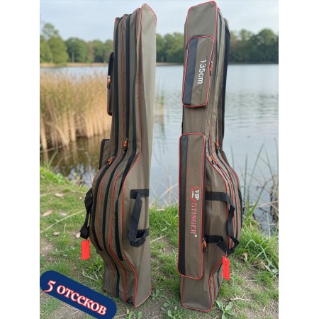 Чехол для удилищ VIP STINGER 135 см 5 секций Чехол для удилищ VIP STINGER 135 см 5 секций