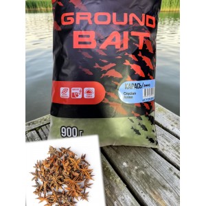 Прикормка GROUND BAIT карась/анис 900 грамм