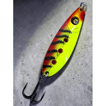 Блесна колебалка SPOON66001 92 мм color №D17 42 грамма Т