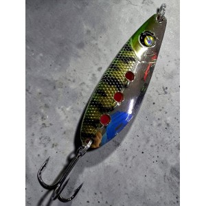 Блесна колебалка SPOON66001 92 мм color №D15 42 грамма Т