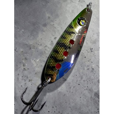 Блесна колебалка SPOON66001 92 мм color №D15 42 грамма Т