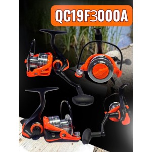 Катушка рыболовная безынерционная QC19F3000A, 6+1 Ball Bearings, размер 3000