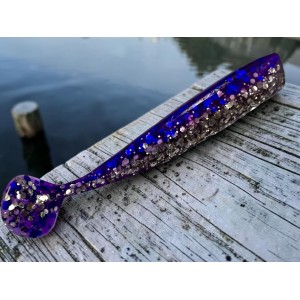 Виброхвост Chebak 3.15/8 см Silver Sparkles&Fio