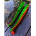 Виброхвост Minoga 3.75/9.5 см Pepper Green &Orange 