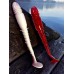 Виброхвост Minoga 3.75/9.5 см Red&White