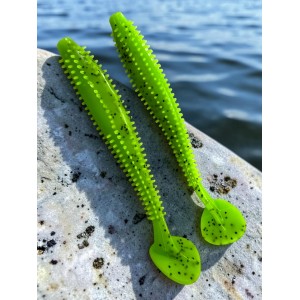 Виброхвост Shaggy 5,2/13 см Pepper Lime