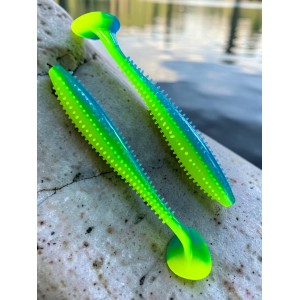 Виброхвост Shaggy 5,2/13 см Blue Lime