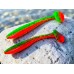 Виброхвост Shaggy 3.35/8.5 см Pepper Green&Orange