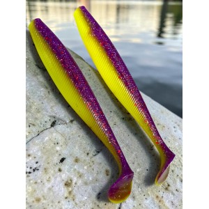 Виброхвост Trofey 5.5/14 см Fio&Acid lemon