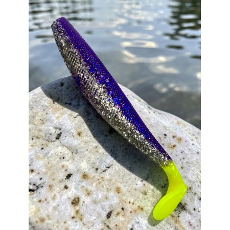 Виброхвост Trofey 5.5/14 см Silver Sparkles &Fio LT