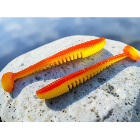 Виброхвост Varuna 4.33/11 см Orange&Yellow