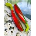 Виброхвост Zander 4/10.2 см Pepper Green&Orange LT
