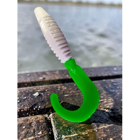 Твистер Din 3,11/ 7.9 cm White&Green