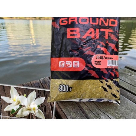 Прикормка Ground bait Лещ/ваниль 900 грамм