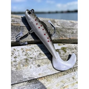 Силиконовая рыбка с крючками №5555 10 см color №007 Т,ех