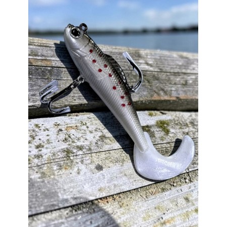 Силиконовая рыбка с крючками №5555 10 см color №007 Т,ех