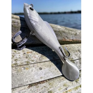Силиконовая рыбка с крючками №5559 10 см color №006 Т,ех