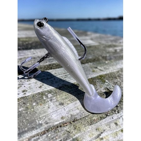 Силиконовая рыбка с крючками №5555 10 см color №006 Т,ех