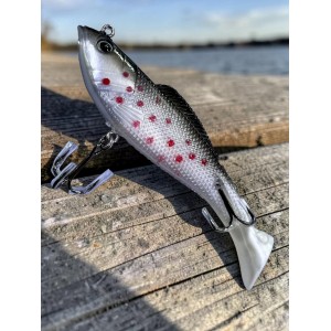 Силиконовая рыбка с крючками №5559 10 см color №007 Т,ех