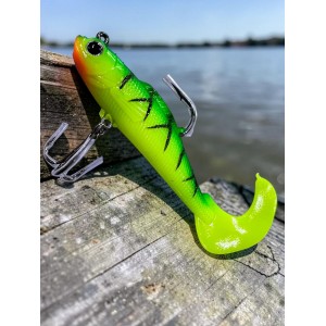 Силиконовая рыбка с крючками №5555 10 см color №015 Т,ех