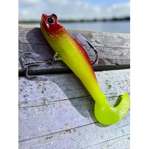 Силиконовая рыбка с крючками №5555 10 см color №010 Т,ех