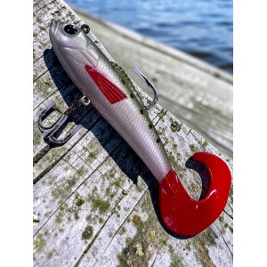 Силиконовая рыбка с крючками №5555 14 см color №018 Т,ех