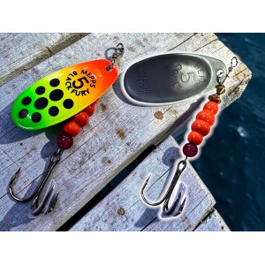 Вращающаяся блесна "вертушка " 8 см model C5 color 32 T